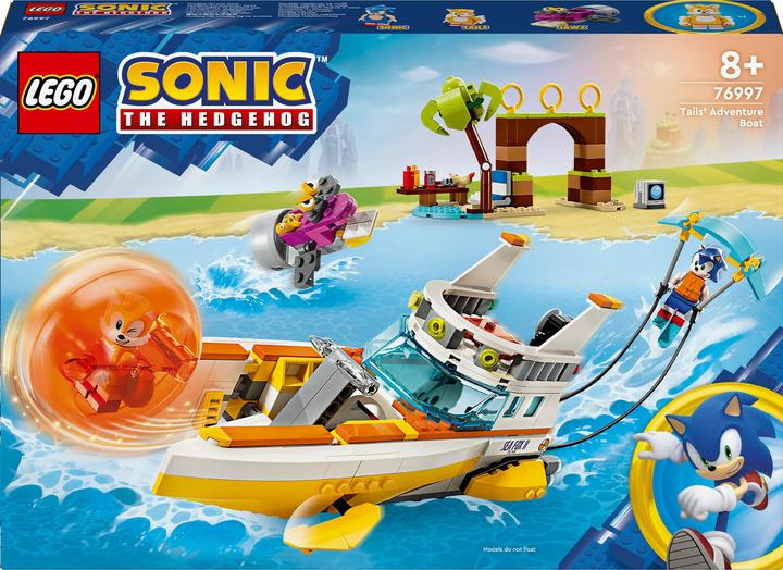 Image du produit LEGO Bateau d'aventure de Tails (76997, LEGO Sonic)