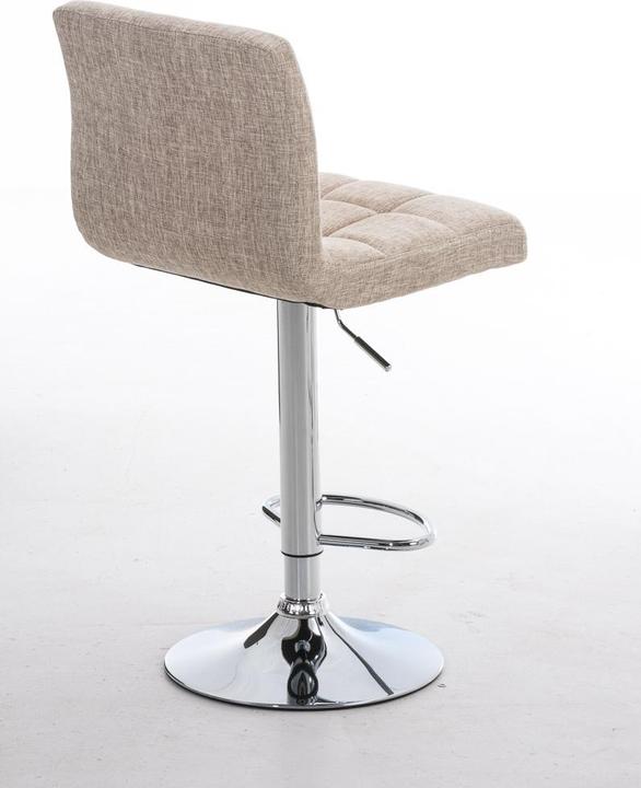 Produktbild Swisshandel24 Barhocker Peru STOFF, creme