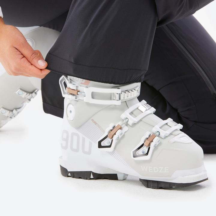 Actual product image Wedze Women's breathable ski trousers with freedom of movement - 980 khaki (40)