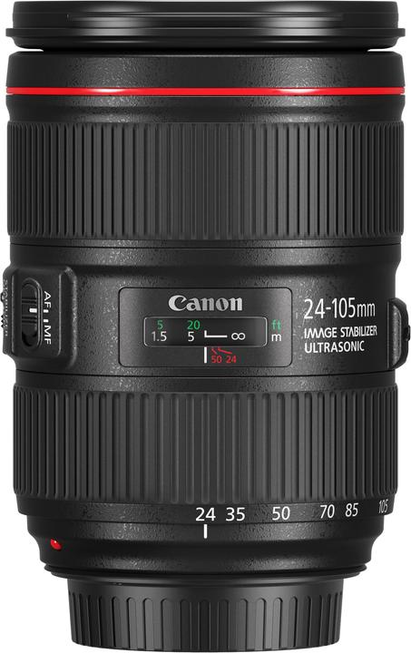 Canon EF 24-105mm f/4 L IS II USM (Canon EF, Plein format)