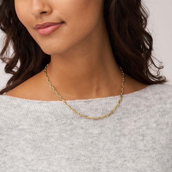 Actual product image Fossil Heritage Necklace (Stainless steel, Metal)
