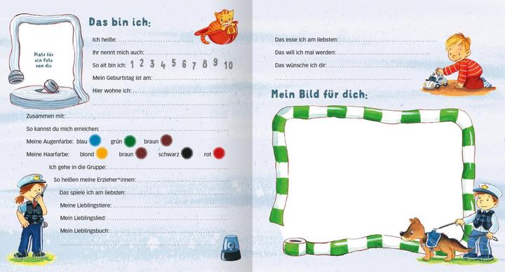 Produktbild Magni Meine Kindergarten-Freunde (Im Einsatz): Freundebuch für Jungen und Mädchen ab 3 Jahren (Deutsch, Sabine Kraushaar, 2021)