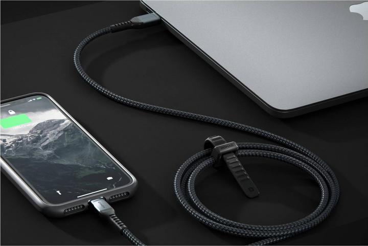 Actual product image Nomad Rugged USB-C to Lightning Cable 1.5 m (1.50 m, USB 3.2 Gen 1, 18 W)