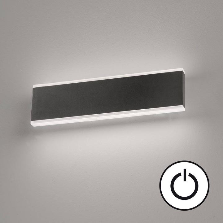 Fischer & Honsel Honsel Muur LED wall light 8.2W warm white acrylic sand black 30534