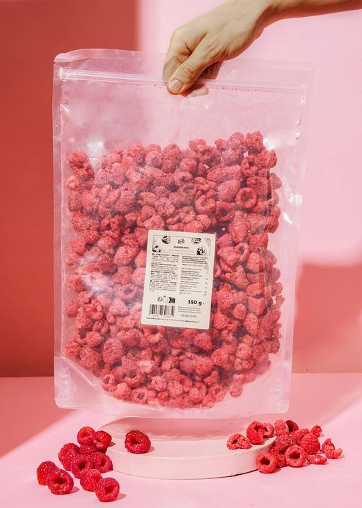 Actual product image KoRo Freeze-dried raspberries (350 g)