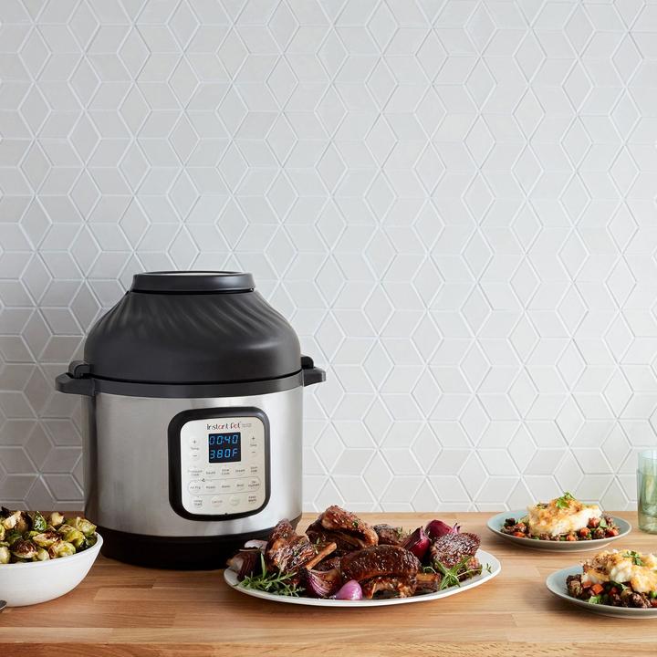 Actual product image Instant Pot Duo Crisp 7,6L multicooker met airfryer 11-in-1 - snelkookpan - pressure cooker - rijstkoker - s