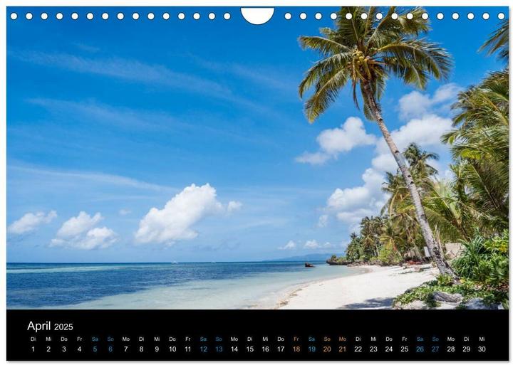 Image du produit Philippinen Foto Wandkalender 2025 (Wandkalender 2025 DIN A4 quer), Monatskalender (A4, Allemand)