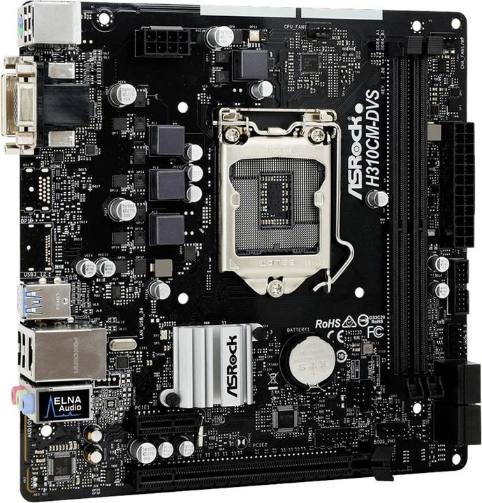 Produktbild AsRock H310CM-DVS (LGA 1151, Intel H310, mATX)
