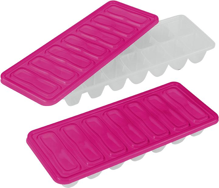 Image du produit Metaltex Bac à glaçons avec couvercle, lot de 2