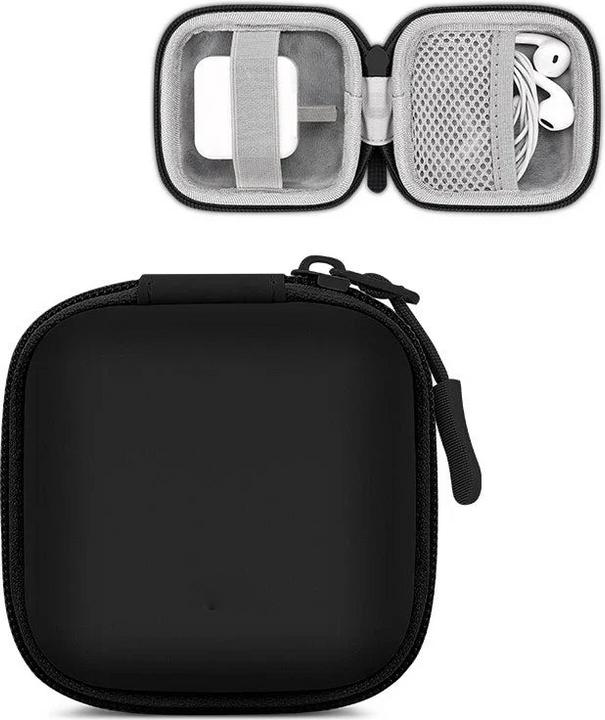 Image du produit Only-Bags.Store Travel Portable Mini Hard Digital Storage Bag Leatherette Headphone Charger Case Data Cable U Disk