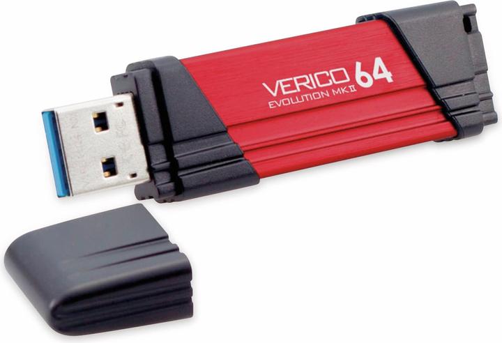 Produktbild Verico USB-Stick Evolution MK-II 3.0 64GB ro EVOLUTION MK-II RED 64GB (64 GB, USB-A)