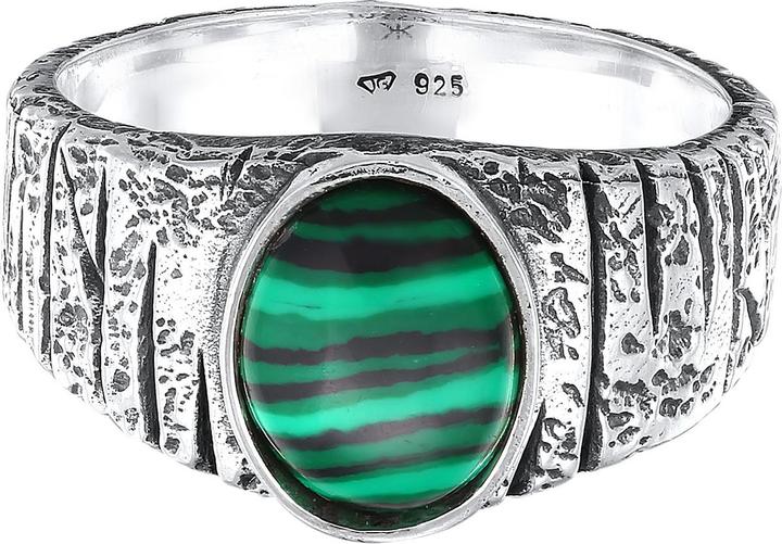 Immagine prodotto Kuzzoi Anello con pietra preziosa, anello con sigillo (66, 925 Argento)
