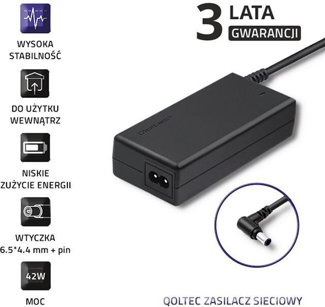 Immagine prodotto Qoltec 51773 Adattatore di alimentazione per monitor Samsung