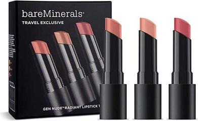 Bare Minerals Bareminerals Travel Exclusive Set Gen Nude Radiant Cocoa Cream Lipstick - Infatuation 335g, Friendsh