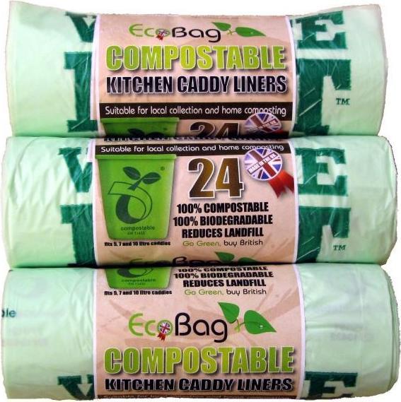 Actual product image Eco Bag 24 Compostable Plastic Bags