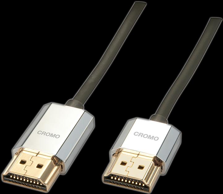 Lindy CROMO Slim HDMI High Speed A/A Kabel (5 m, HDMI)