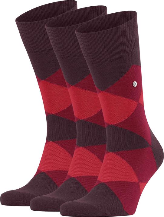 Burlington Socken Casual Bequem sitzend Clyde (3er Pack, One Size)