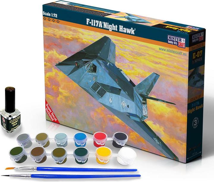 Actual product image MeisterCraft F-117A Night Hawk SUPER SET