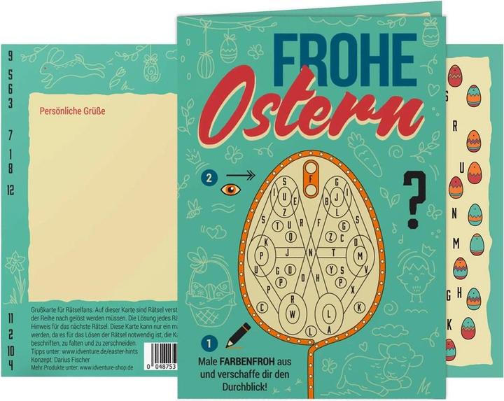 Image du produit iDventure Joyeuses Pâques - Carte de voeux Escape (Allemand)