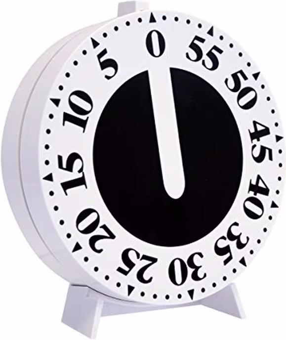 Comair Kurzzeit Timer Big Round weiss 15cm