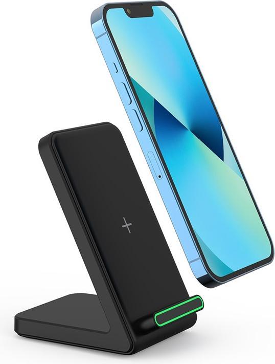 Produktbild Deltalabs Qi Wireless Charger Induktionsladegerät Ladestation - Schwarz (15W) (15 W)