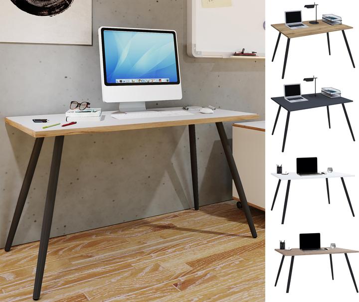 Actual product image VCM Holz Schreibtisch Bürotisch Salia 138x80