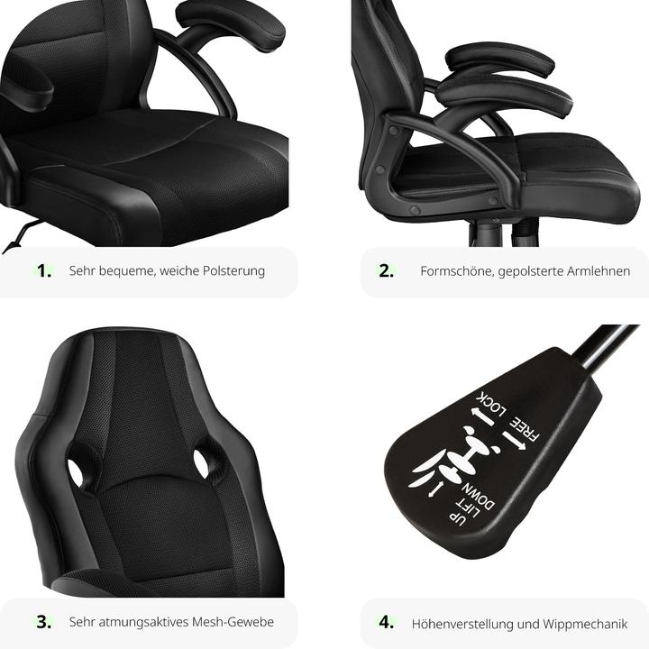 Actual product image tectake Office Chair Benny