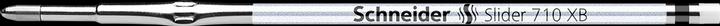 Actual product image Schneider Ballpoint refill Slider 710 Ballpoint pen Slider Xite 0.7mm XB black Slider 710 XB document... (Refill unit, Black, 0.70 mm)