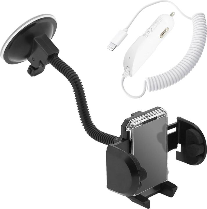 Produktbild Avizar KFZ-Halterung + iPhone/iPad Zigarettenanzünder