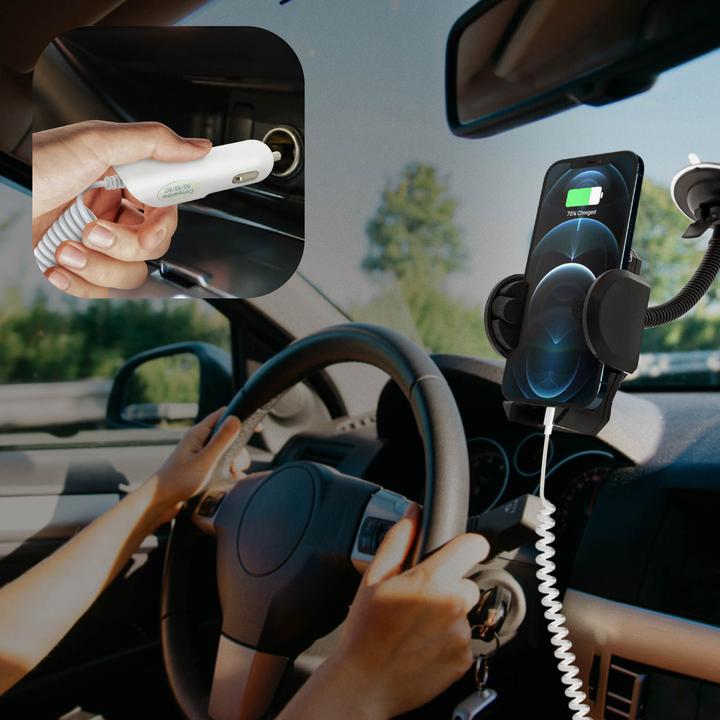 Produktbild Avizar KFZ-Halterung + iPhone/iPad Zigarettenanzünder