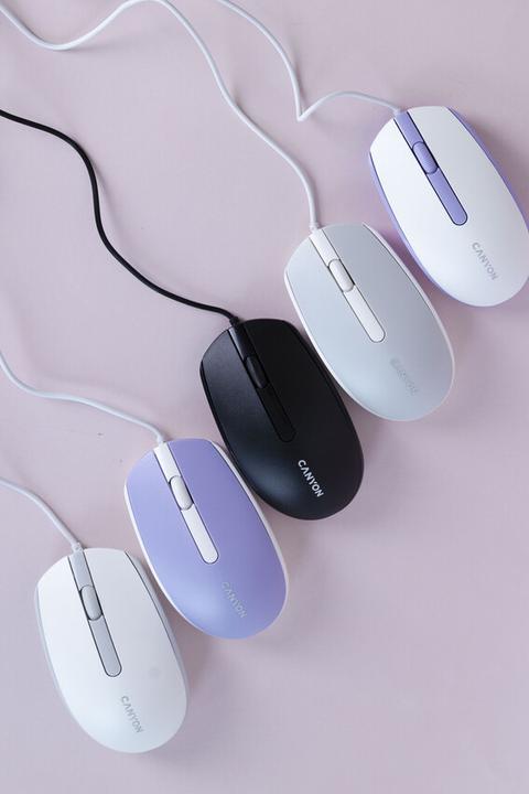 Produktbild Canyon Optical mouse with cable M-10, Black (Kabelgebunden)