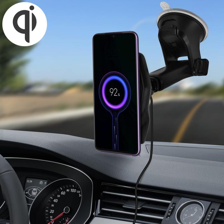 Immagine prodotto Swissten Supporto per auto + caricatore QI