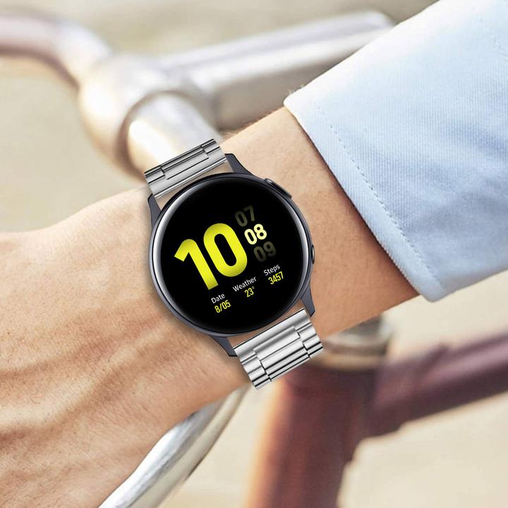 Actual product image Avizar Galaxy Watch Active2 40mm strap (40 mm, Stainless steel)