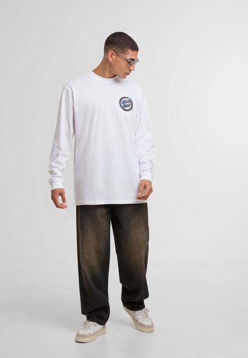 Actual product image Santa Cruz Holo Flamed Dot Longsleeve - 125529 (XL)