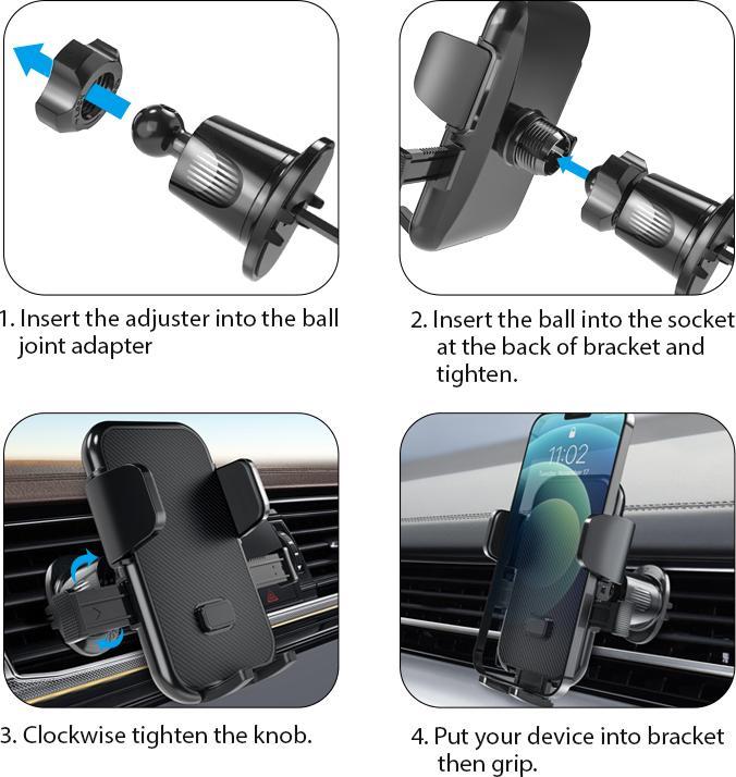 Immagine prodotto Deltalabs Supporto universale per smartphone da auto