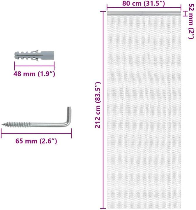 Produktbild VidaXL Konstantin (80 x 212 cm)