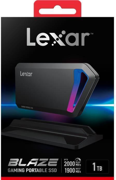 Productafbeelding Lexar Externe draagbare SSD 1TB USB3.2 Gen2*2 (1000 GB)