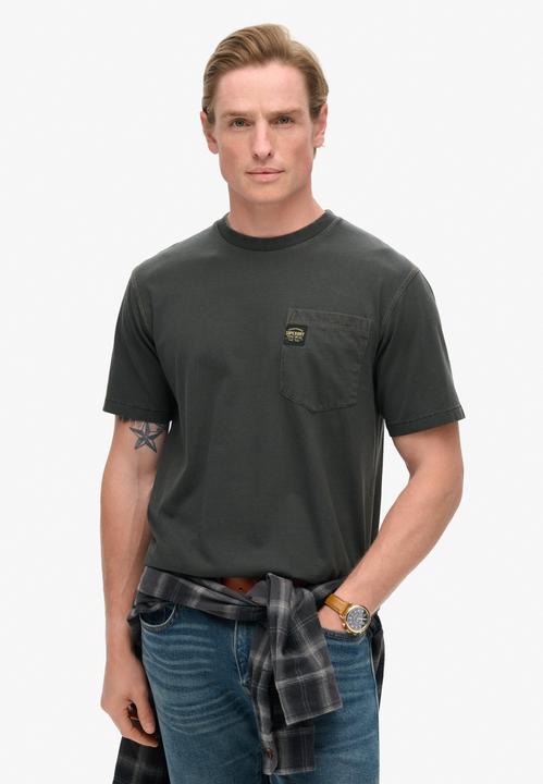 Immagine prodotto Superdry T-shirt con tasca e cuciture a contrasto (M)