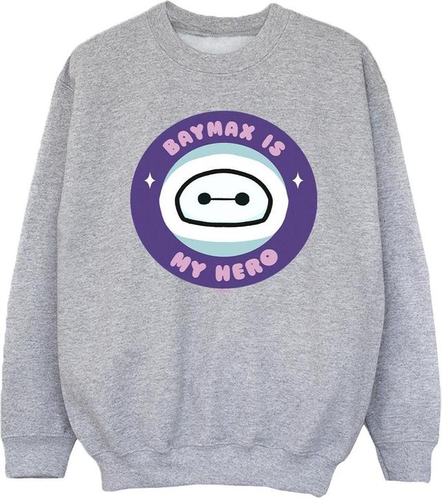 Disney Big Hero 6 Baymax My Hero Pocket Sweatshirt Mädchen (128)
