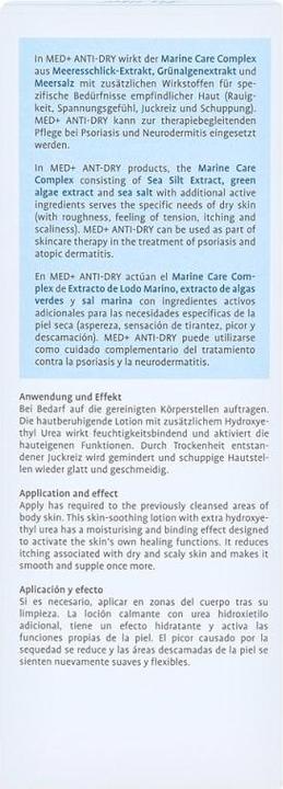 Image du produit La Mer Med+ Anti-Dry Salzlotion ohne Parfum (Crème pour le corps, 200 ml)