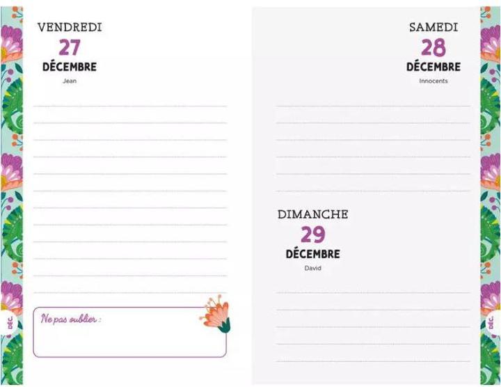 Produktbild Auzou France Mon agenda créatif 2024-2025 : avec des stickers inclus! (Französisch)