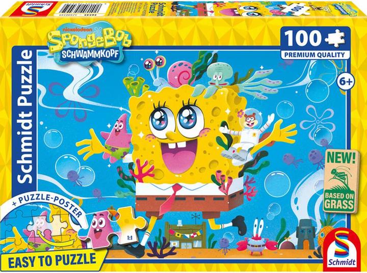 Actual product image Schmidt Spiele SpongeBob, Abenteuer in Bikinibottom 100 Teile (100 pieces)