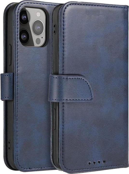 Actual product image Hurtel Back panel cover Magnet Case with Flip for Samsung Galaxy A56 - Blue (Samsung Galaxy A56)