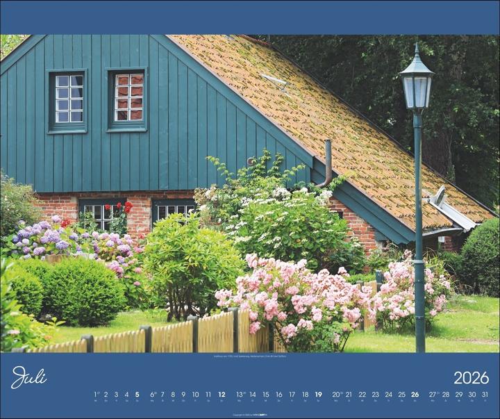 Actual product image Nordsee Kalender 2026 (55 x 46 cm, Hardcover, German)