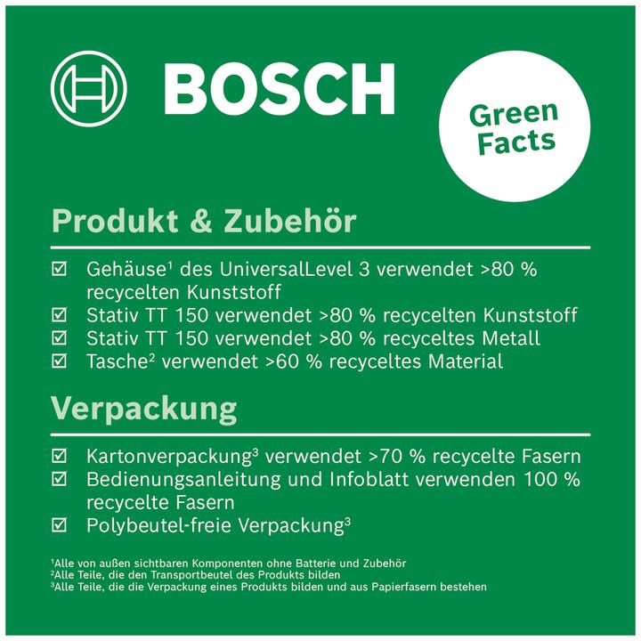 Actual product image Bosch Home & Garden UniversalLevel3 UNI + Tripod