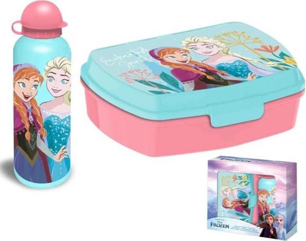 Kids Euroswan Lunchbox + Alu Trinkflasce 500ml Frozen