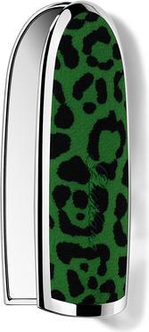 Actual product image Guerlain Rouge G 23 Xmas Lips Case Feline Fantasy (Green, Silver, Black)