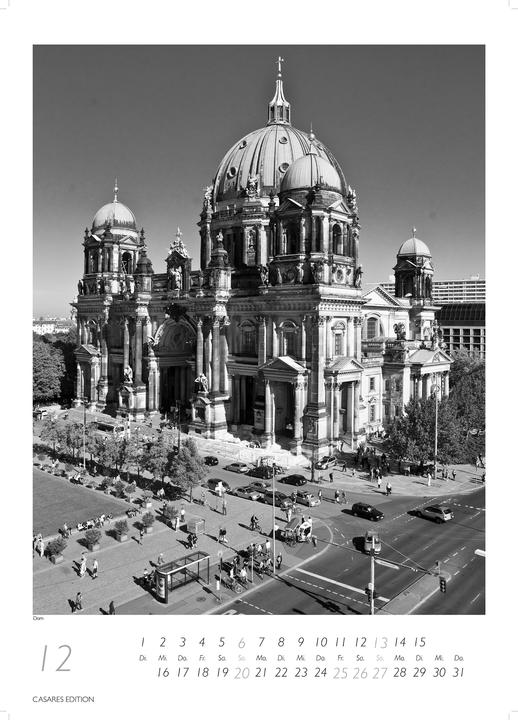 Produktbild Berlin schwarz-weiss 2026 S 29x21cm (Deutsch)