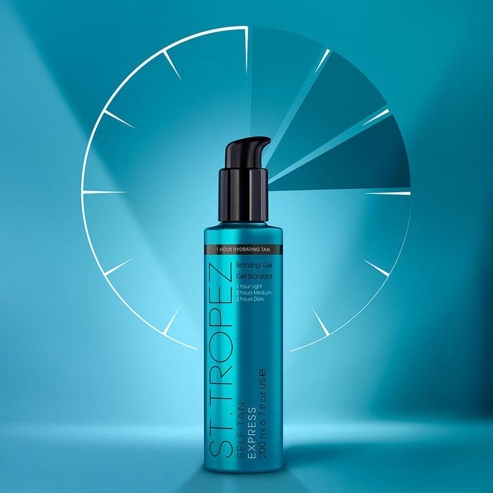 Actual product image St. Tropez Express Bronzing Gel (Self tanning cream, Self tanning gel, Self-tanning towel, 200 ml)