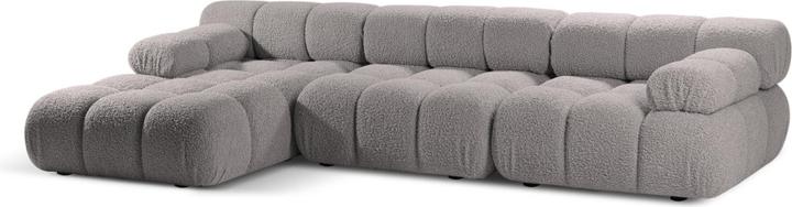 Actual product image Micadoni Velvet Modular Left Corner Sofa, "Bellis", 4 Seats, 282x155x70 Made in Europe (Corner sofa)